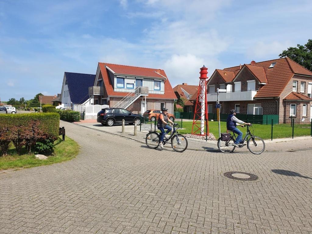 Ferienwohnung Leuchtturm Am Sandstrand Норден Екстериор снимка